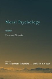 Front cover of Moral Psychology by Walter Sinnott-Armstrong