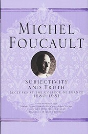 Front cover of Subjectivity and Truth by Michel Foucault