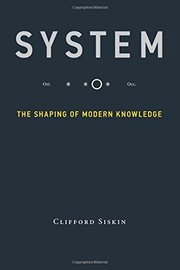 Cover of System by Clifford Siskin