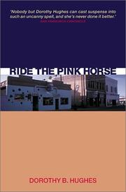 Cover of Ride the Pink Horse by Dorothy B. Hughes