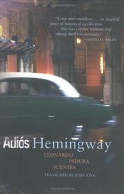 Front cover of Adiós Hemingway by Leonardo Padura