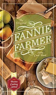 Front cover of The Original Fannie Farmer 1896 Cookbook by Fannie Merritt Farmer