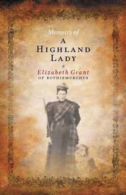 Front cover of Memoirs of a Highland lady by Elizabeth Grant