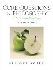 Front cover of Core Questions in Philosophy by Elliott Sober