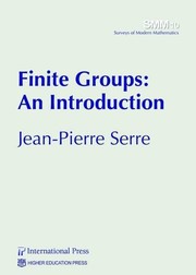 Cover of Finite Groups by Jean-Pierre Serre