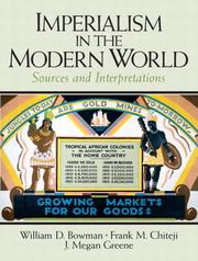 Front cover of Imperialism in the Modern World by William D. Bowman