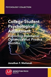 Front cover of College Student Psychological Adjustment by Jonathan F. Mattanah