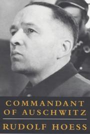 Front cover of Kommandant in Auschwitz by Rudolf Höss