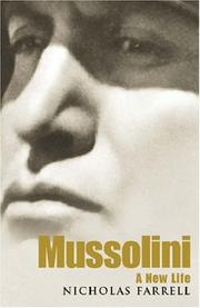 Cover of Mussolini by Nicholas Farrell