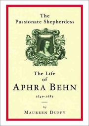 Cover of The passionate shepherdess by Duffy, Maureen.