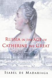 Cover of Russia in the age of Catherine the Great by Isabel de Madariaga