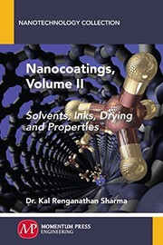 Front cover of Nanocoatings, Volume II by Kal Renganathan Sharma