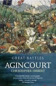Cover of Agincourt (Great Battles) by Christopher Hibbert