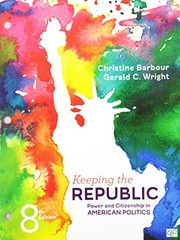 Cover of Keeping the Republic by Christine Barbour