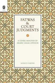 Front cover of Fatwas and Court Judgments by Ahmed Fakhri