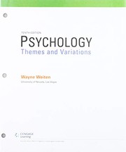 Front cover of Psychology by Wayne Weiten
