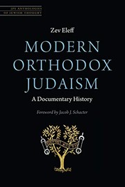 Front cover of Modern Orthodox Judaism by Zev Eleff