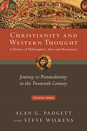 Front cover of Christianity and Western Thought by Alan G. Padgett