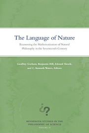 Front cover of The Language of Nature by Geoffrey Gorham