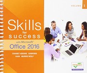 Front cover of Skills for Success with Microsoft Office 2016 Volume 1 by Margo Chaney Adkins