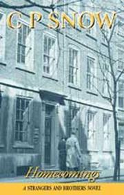 Front cover of Homecomings (Strangers and Brothers) by C. P. Snow