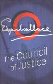 Front cover of The Council of Justice by Edgar Wallace