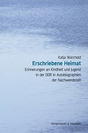 Cover of Erschriebene Heimat by Katja Warchold