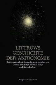 Cover of Littrows Geschichte der Astronomie by J. J. Littrow
