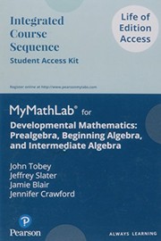 Cover of Developmental Mathematics by John Tobey