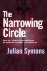 Front cover of The narrowing circle by Julian Symons