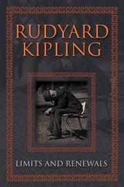 Cover of Limits and renewals by Rudyard Kipling