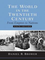Front cover of The world in the twentieth century by Daniel R. Brower