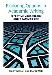 Front cover of Exploring Options in Academic Writing by Jan Frodesen