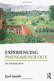 Cover of Experiencing Phenomenology by Joel Smith