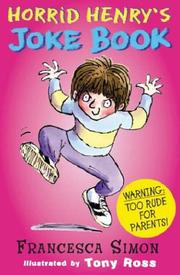 Cover of Horrid Henry Joke Book by Francesca Simon