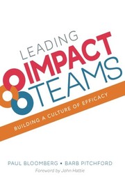 Cover of Leading Impact Teams by Paul J. Bloomberg