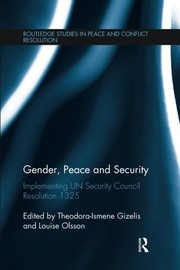 Front cover of Gender, Peace and Security by Louise Olsson
