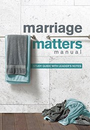 Front cover of Marriage Matters Manual by Winston T. Smith