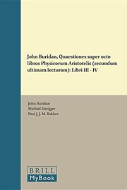 Front cover of John Buridan, Quaestiones super octo libros Physicorum Aristotelis by John Buridan