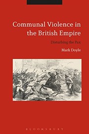 Front cover of Communal Violence in the British Empire by Mark Doyle