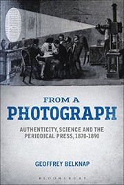 Cover of From a Photograph by Geoffrey Belknap