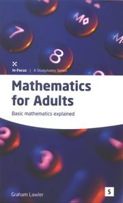 Front cover of Mathematics for Adults by Graham Lawler