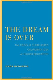 Cover of The Dream Is Over by Simon Marginson