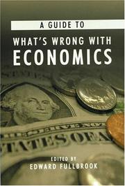 Front cover of A guide to what's wrong with economics by Edward Fullbrook