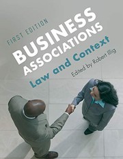 Cover of Business Associations by Robert Illig