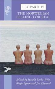Front cover of The Norwegian feeling for real by Harald Bache-Wiig