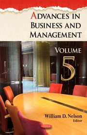 Cover of Advances in Business and Management by William D. Nelson