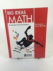Cover of Big Ideas Math  a Common Core Curriculum by HOLT MCDOUGAL