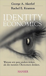 Front cover of Identity Economics by George A. Akerlof