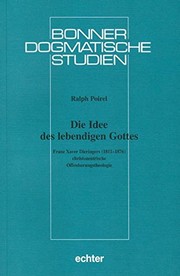 Front cover of Die Idee des lebendigen Gottes by Ralph Poirel